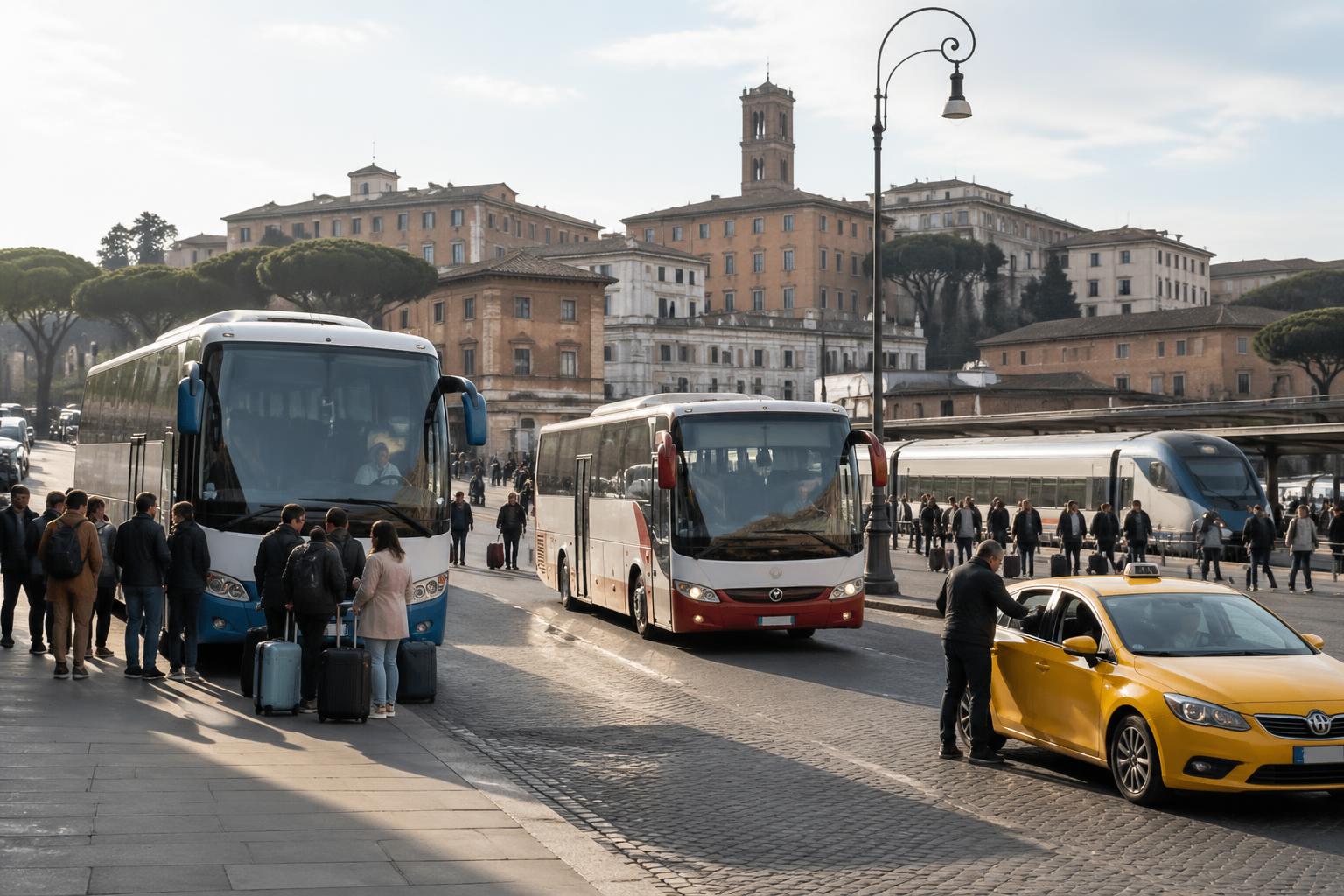 Da Ciampino a Roma centro: navette Terravision e SIT, treno e taxi