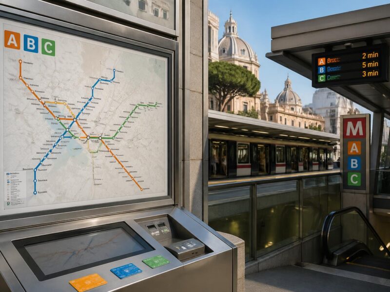 Metro di Roma: mappa aggiornata, orari e biglietti delle linee A, B e C