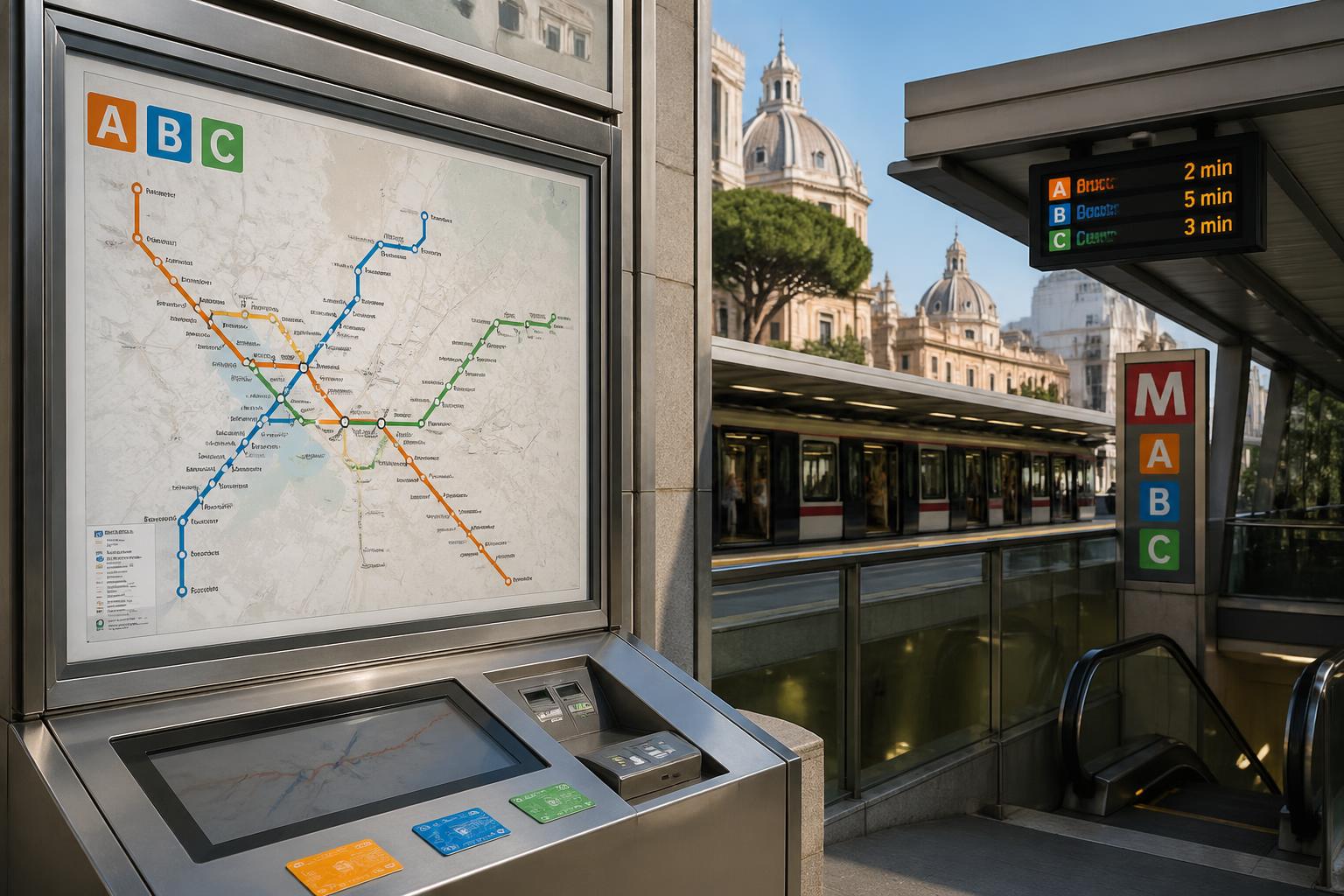 Metro di Roma: mappa aggiornata, orari e biglietti delle linee A, B e C